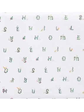 Hill House Alphabet Crib Sheet NWOT